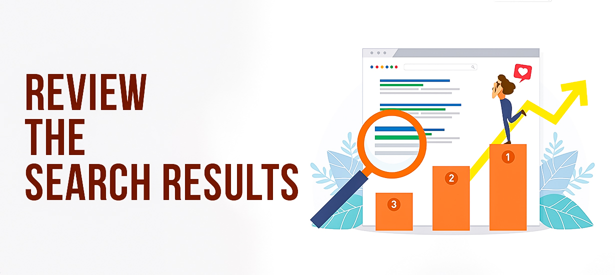 Review the results of search