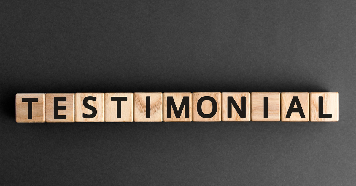 Backlinks from testimonials
