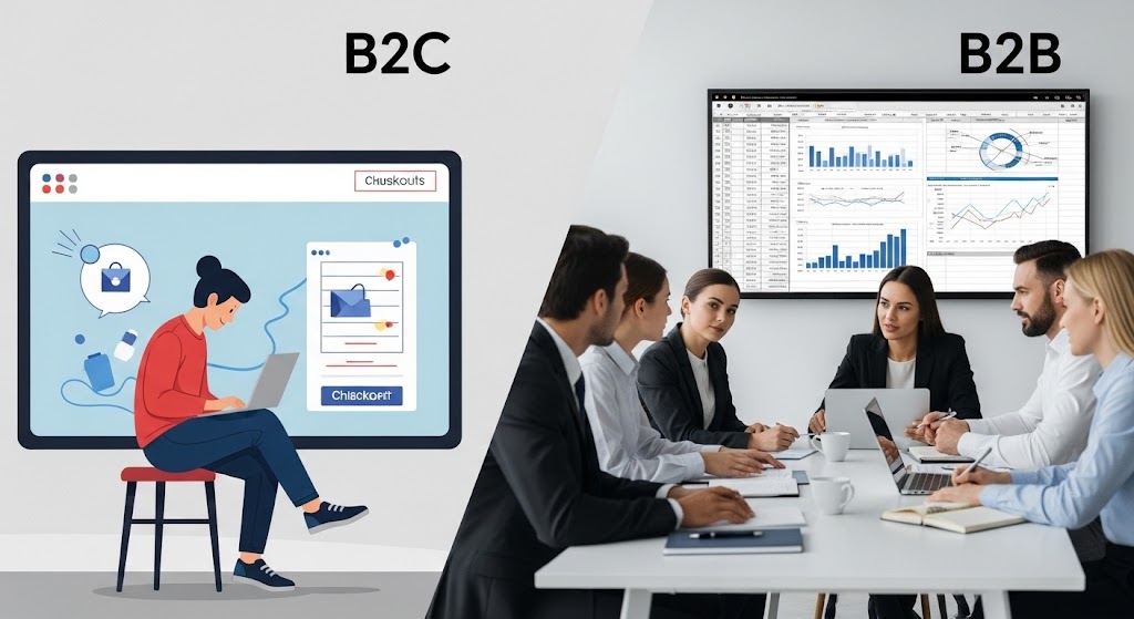 Comparing B2B and B2C decision-making styles