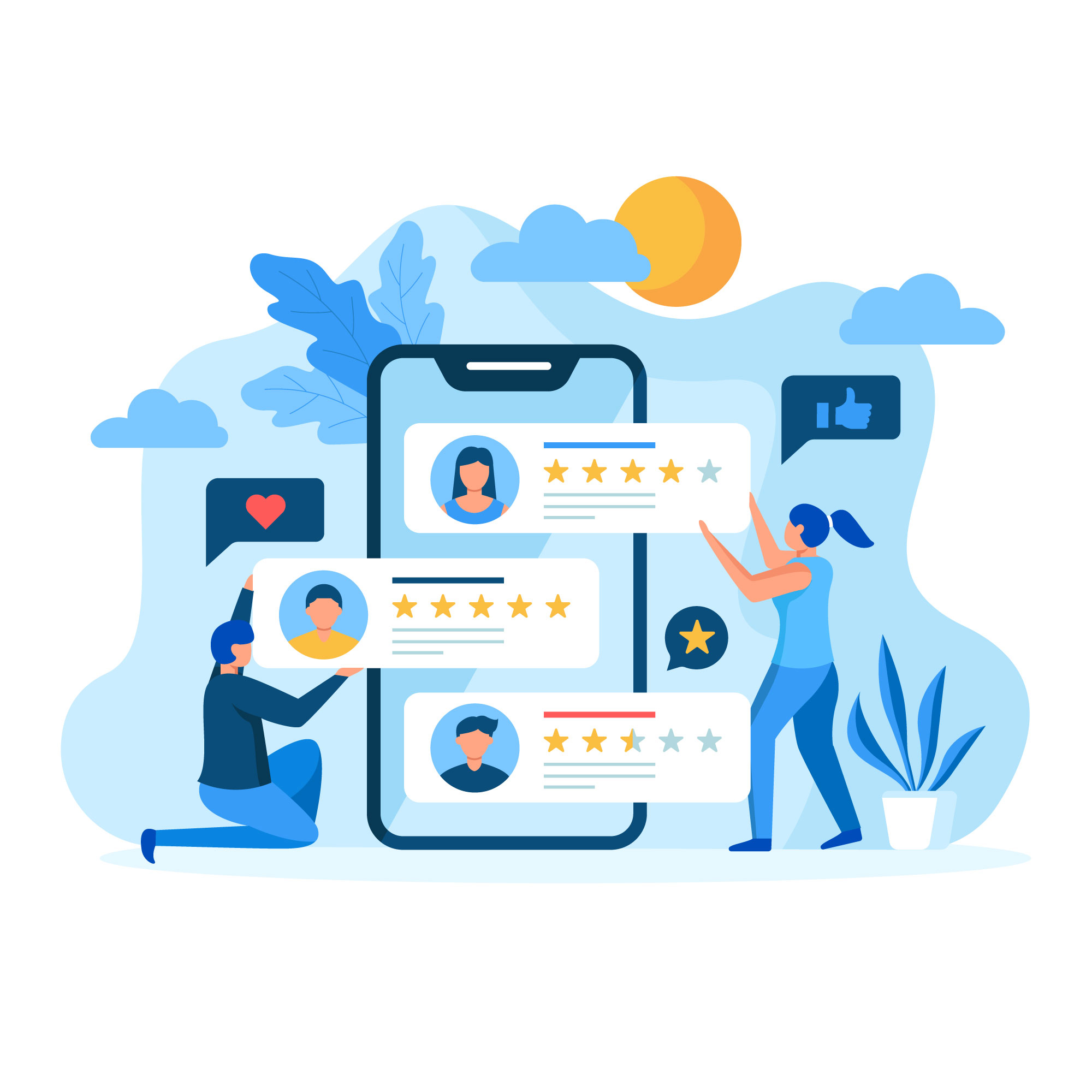 Local business featured in map pack with high review authority
