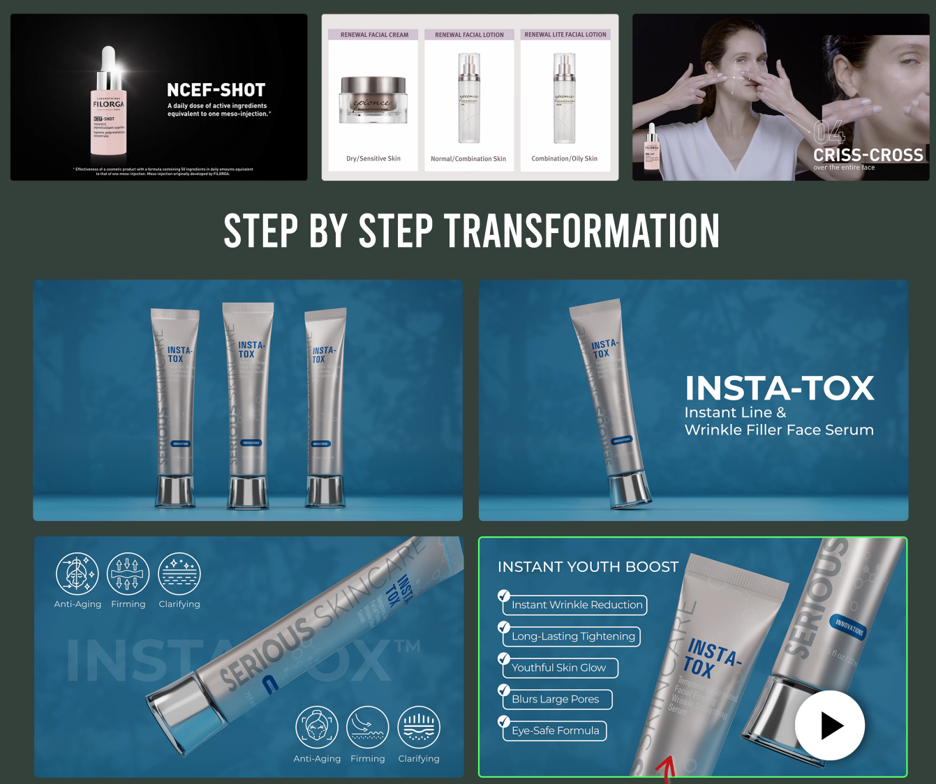 INSTA-TOX Storefront Video project