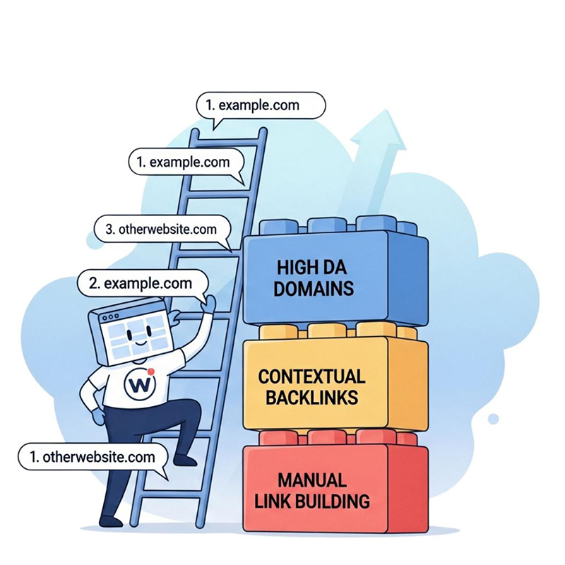 High DA backlinks from authority websites