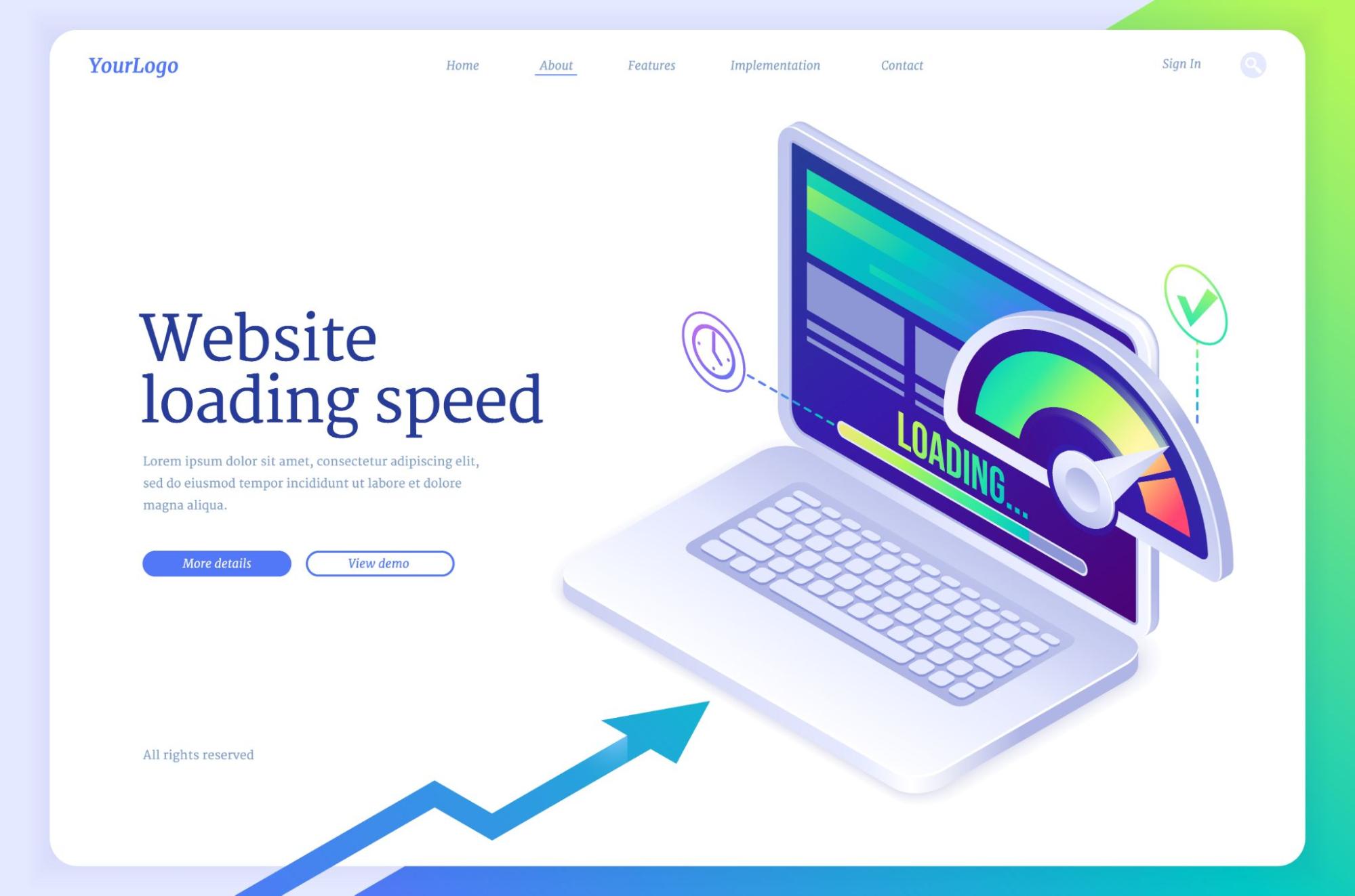 Mobile-optimized website for local clients